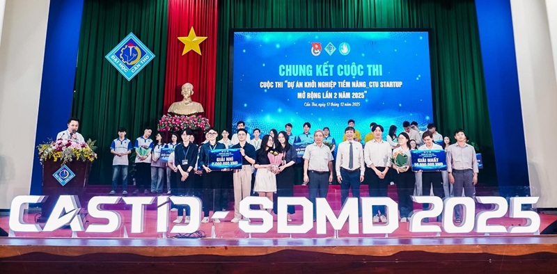 Chung kết cuộc thi “Dự án khởi nghiệp tiềm năng CTU Startup mở rộng lần 2 năm 2025” – Bệ phóng ý tưởng sáng tạo của tuổi trẻ Đồng bằng sông Cửu Long