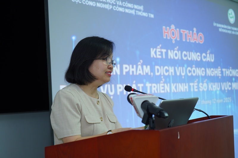 Hội thảo kết nối cung cầu về sản phẩm, dịch vụ công nghệ thông tin phục vụ phát triển kinh tế số khu vực miền Nam