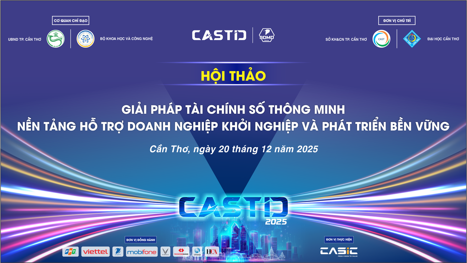 CASTID 2025 - Sắp diễn ra Hội thảo Giải pháp tài chính số thông minh – Nền tảng hỗ trợ doanh nghiệp khởi nghiệp và phát triển bền vững